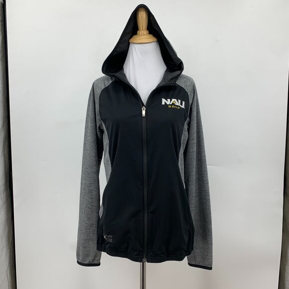 Adidas Golf Jacket S Small Northern Arizona University Full Zip Climastorm NAU - Picture 2 of 13